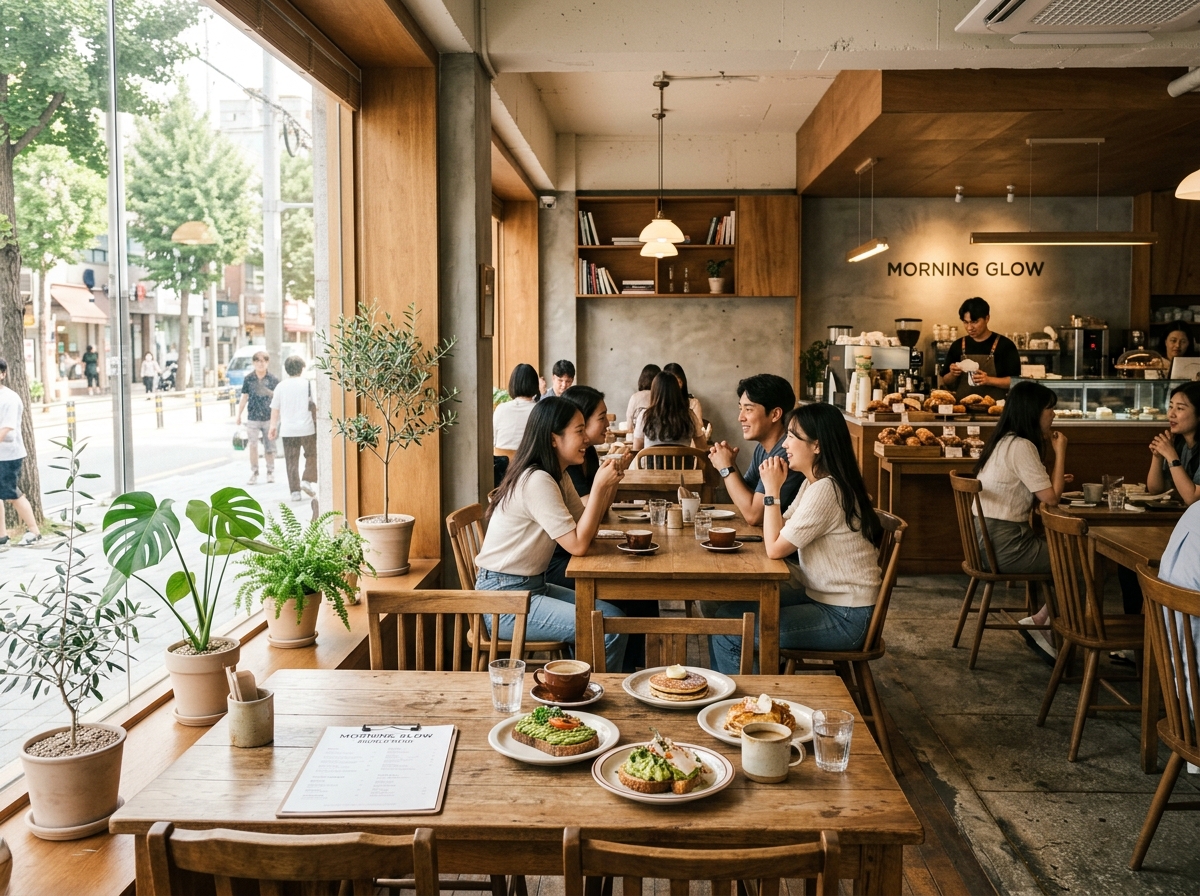 버섯 오픈 샌드위치